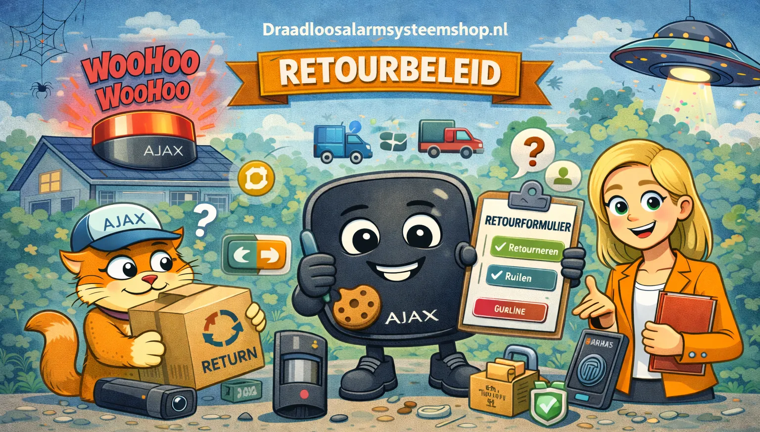 Retourbeleid afbeelding pagina