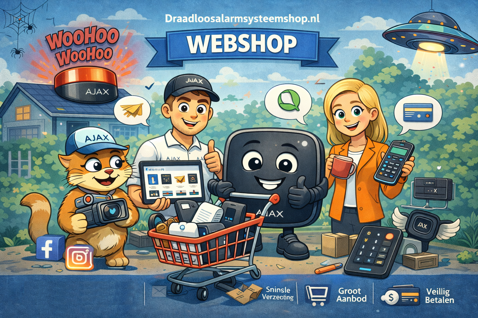 Webshop pagina afbeelding mobiel