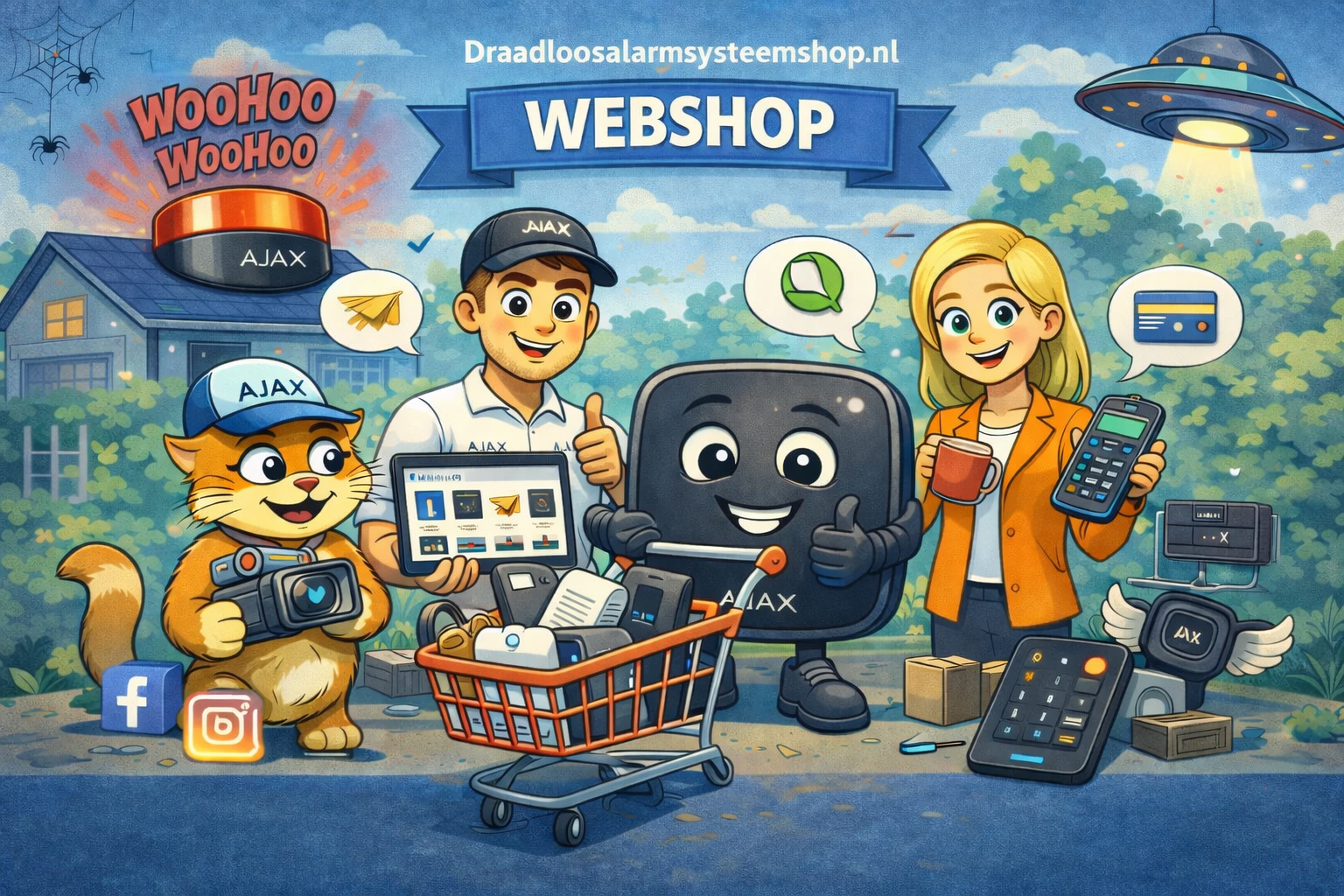 Webshop pagina afbeelding mobiel