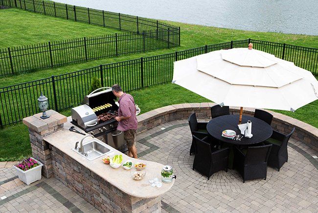 Outdoor Kitchens — Framingham, MA — D & M Landscape and Construction