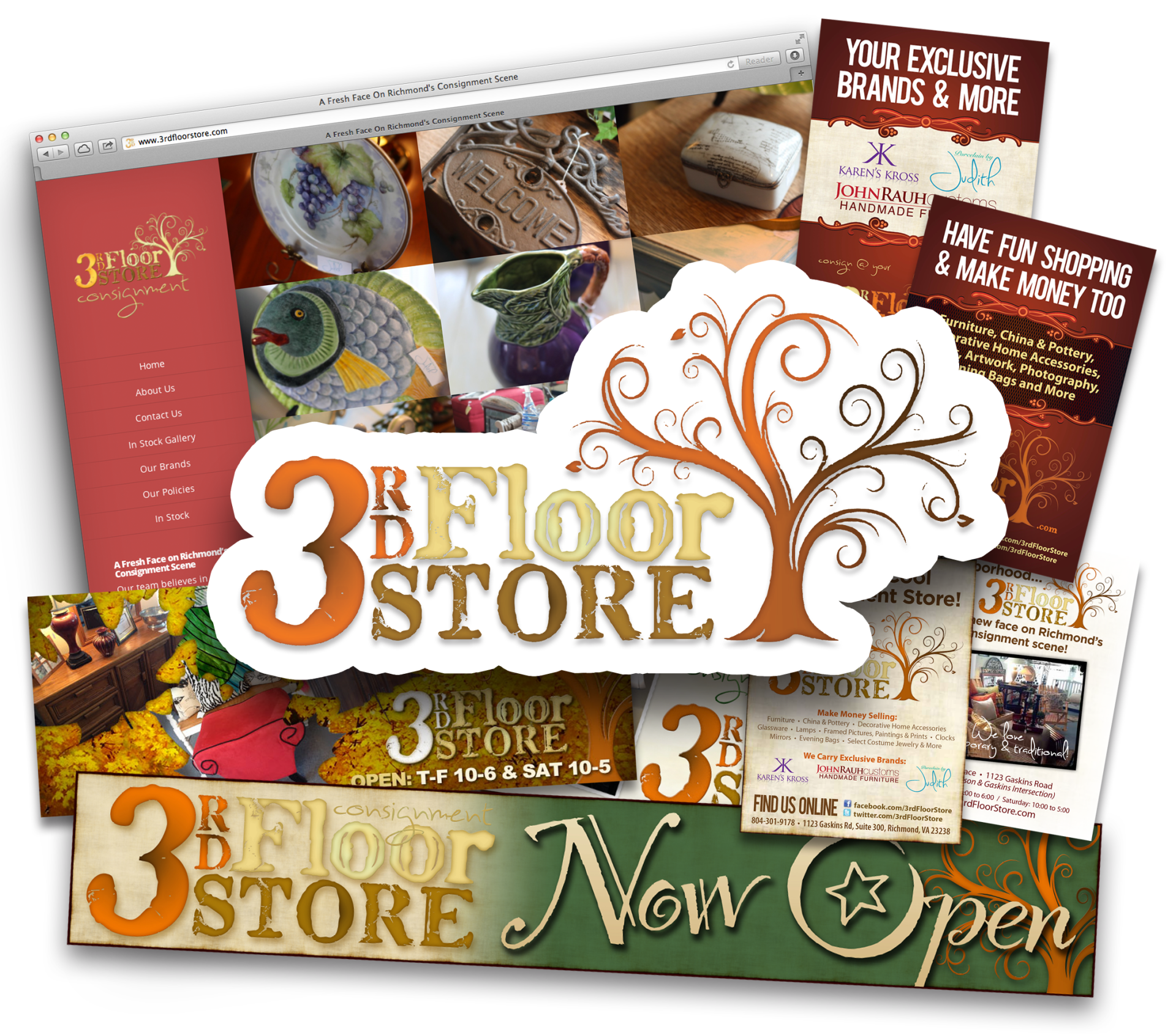Third Floor Store branding pack