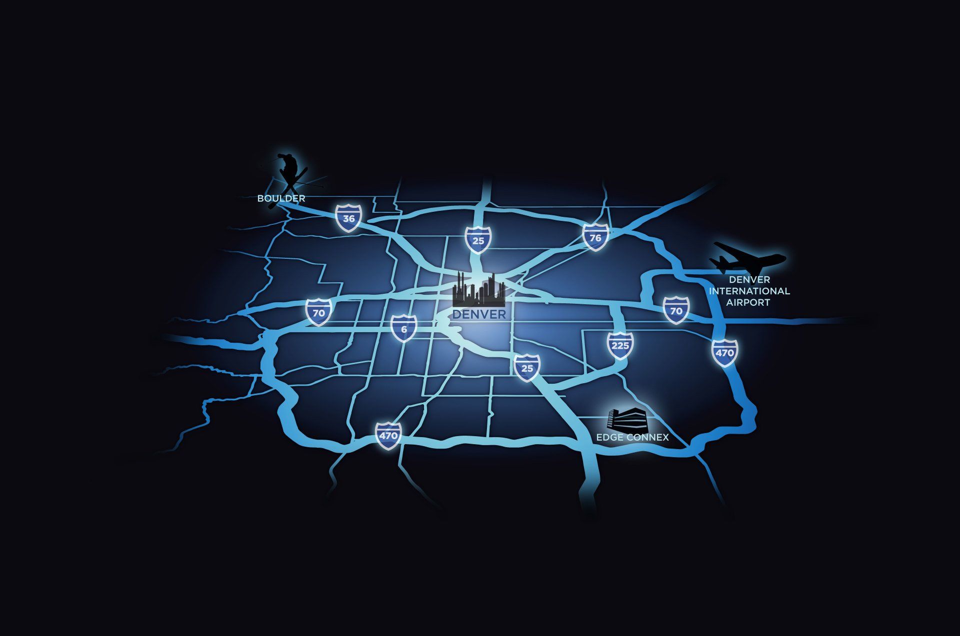 custom Denver map design