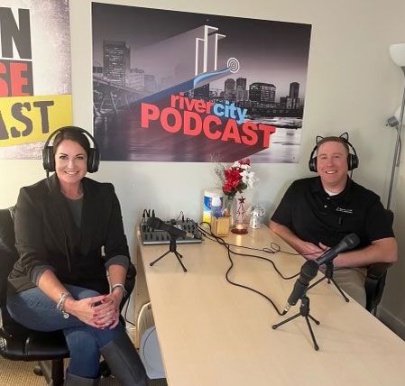 river city podcast in studio