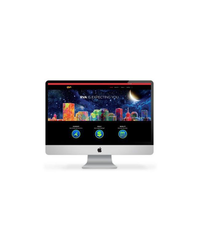 Party Bus RVA website design richmond va