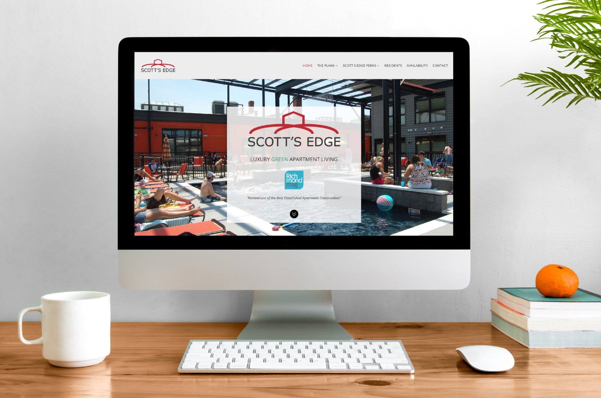 Scott's Edge apartments website design
