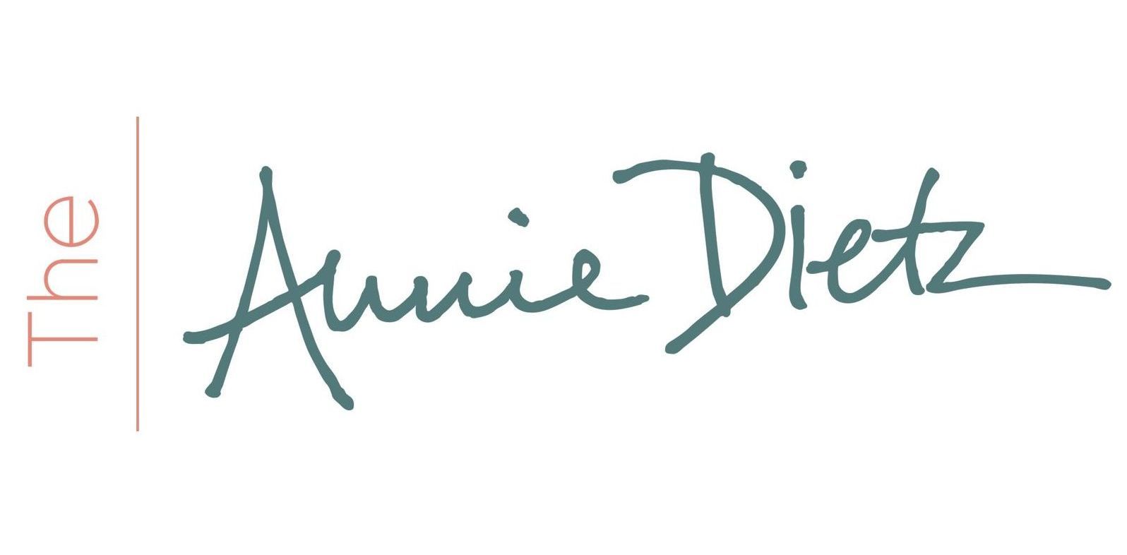 The signature of annie dietz is shown on a white background.