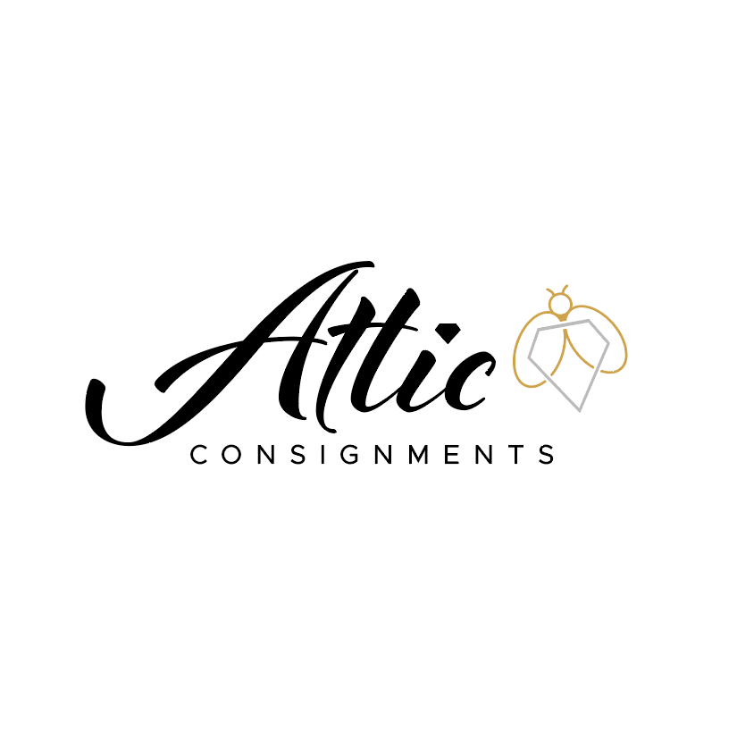 It is a logo for a company called attic consignments.