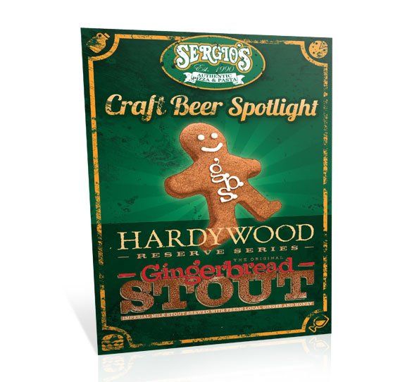 Hardywood Gingerbread Stout signage
