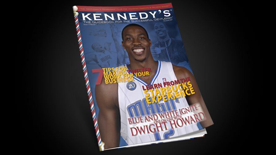 Kennedy's All American Barber Magazine Dwight Howard Orlando Magic Cover Design