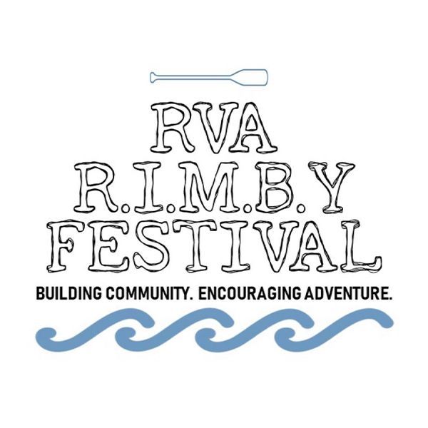 A logo for the rva rimby festival building community encouraging adventure