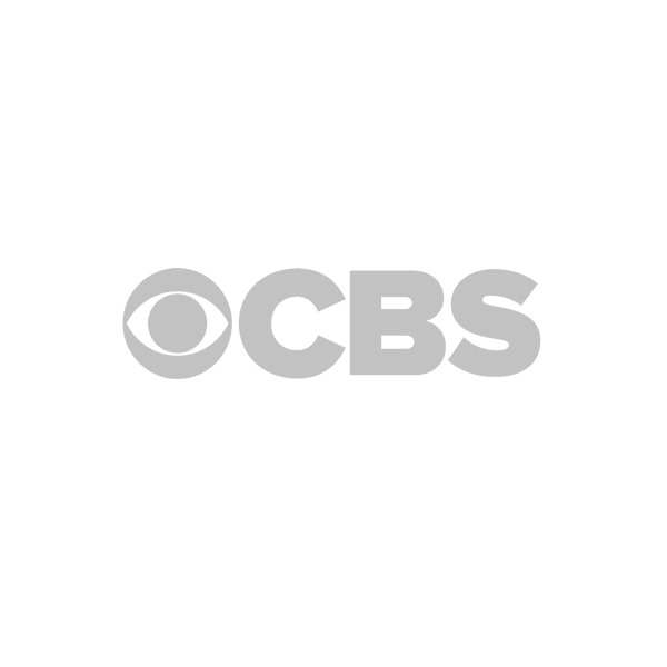 A cbs logo on a white background.