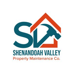 A logo for shenandoah valley property maintenance co.