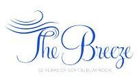 The logo for the breeze is a blue logo with a wind blowing through it.