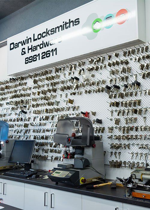 Large Range of Keys Ready for Cutting — Darwin Locksmiths & Hardware in Stuart Park NT