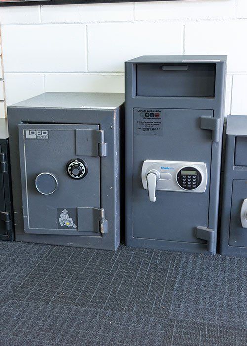 Range of Grey Safes — Darwin Locksmiths & Hardware in Stuart Park NT