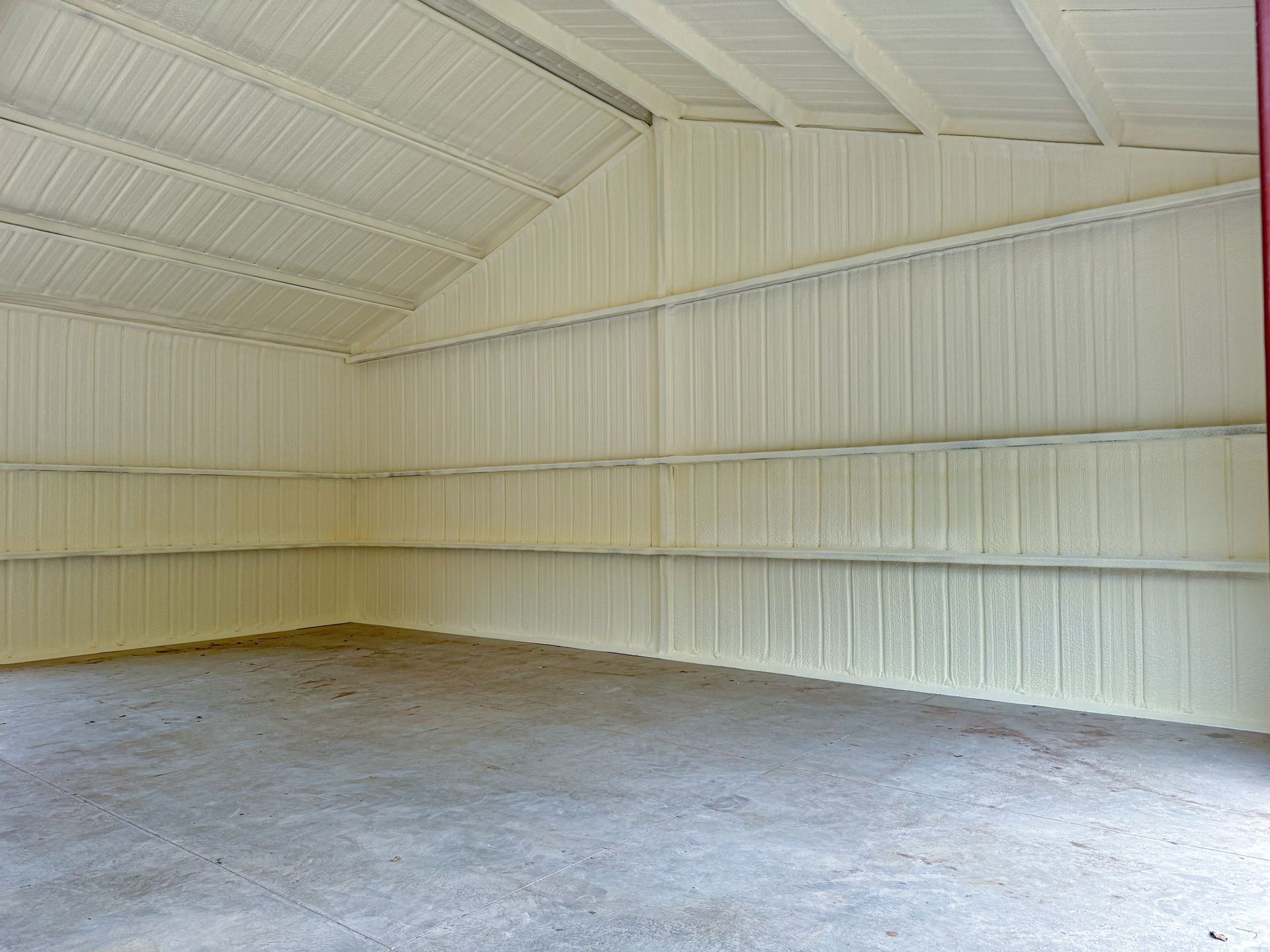 Spray foam insulation