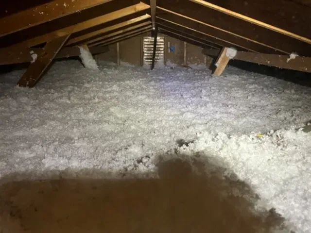 final attic blow in insulattion