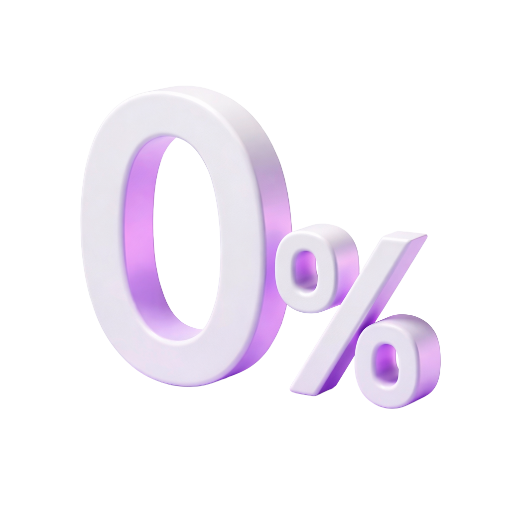 3D rendering of the number