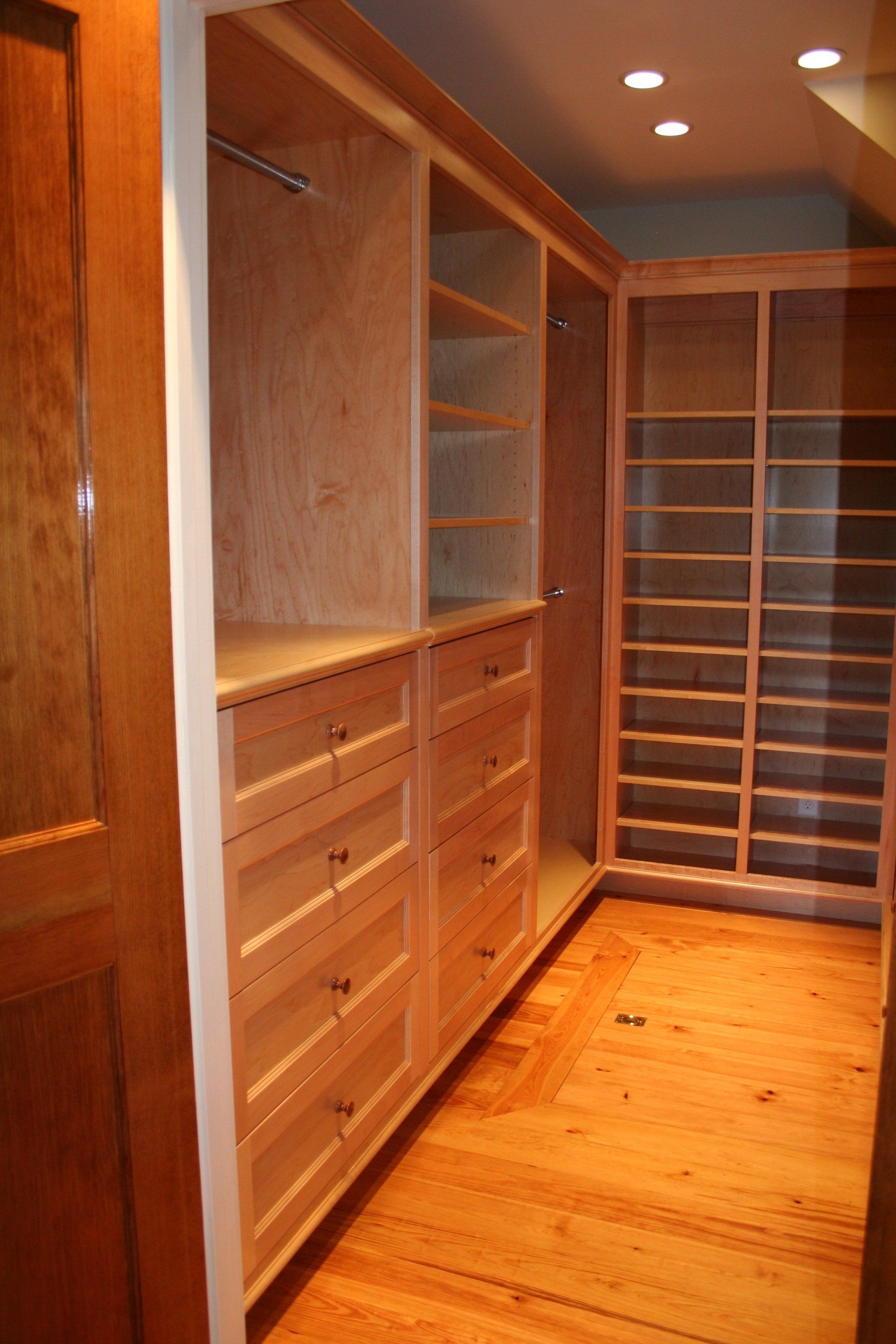 Custom walk in closet