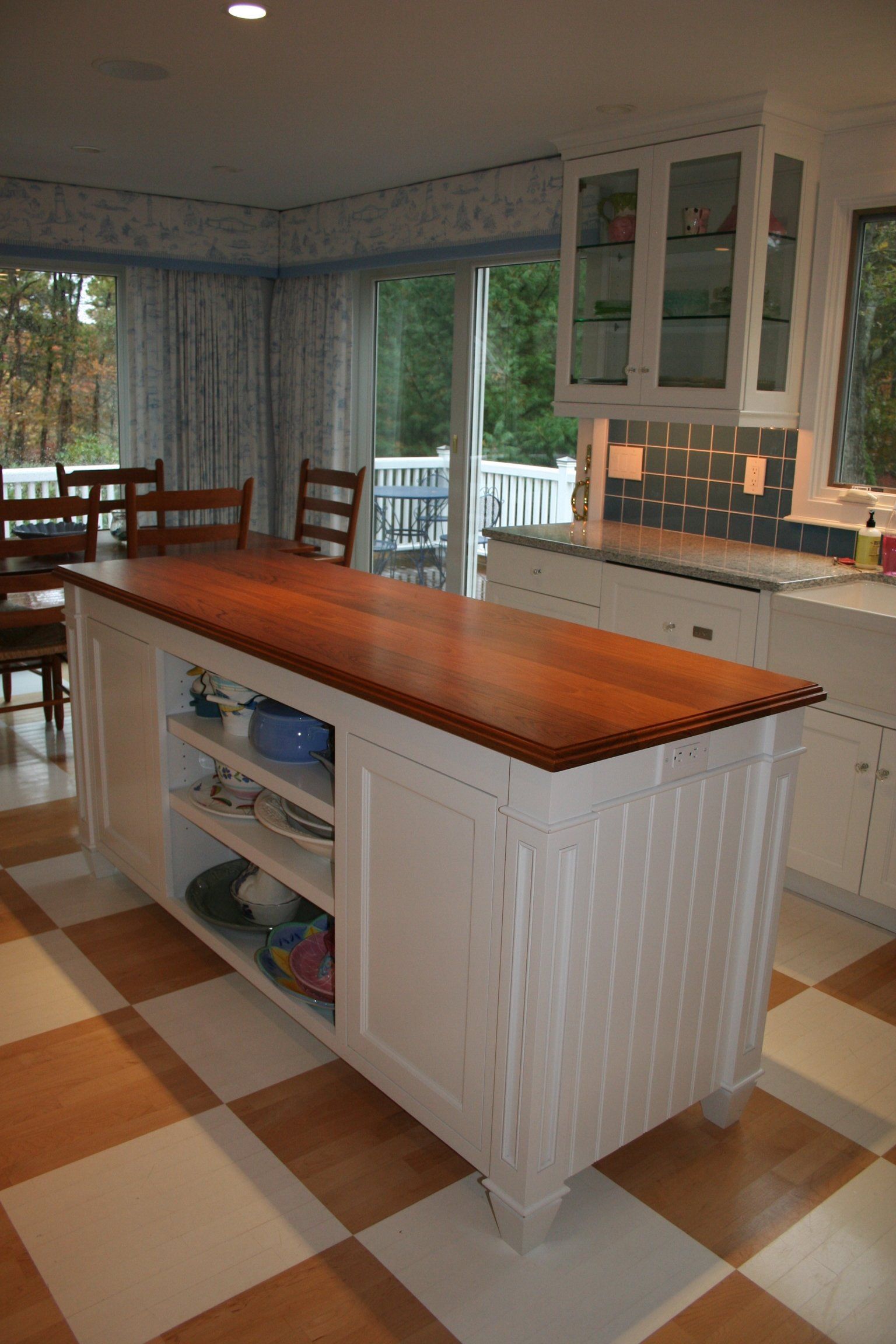 Custom kitchen island