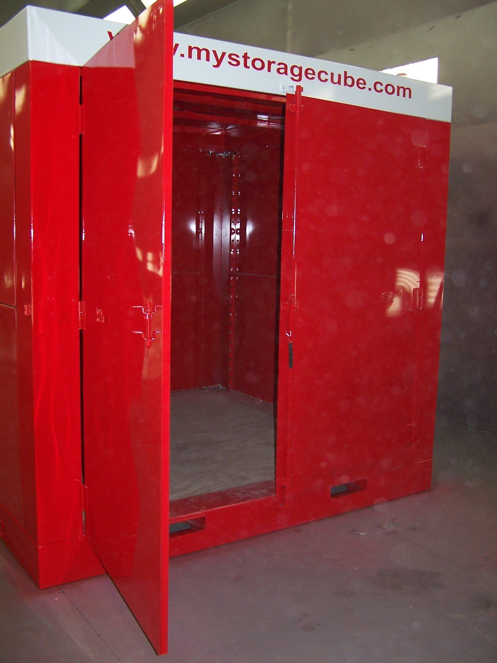 Red storage cube - Mobile Storage in Albuquerque, NM