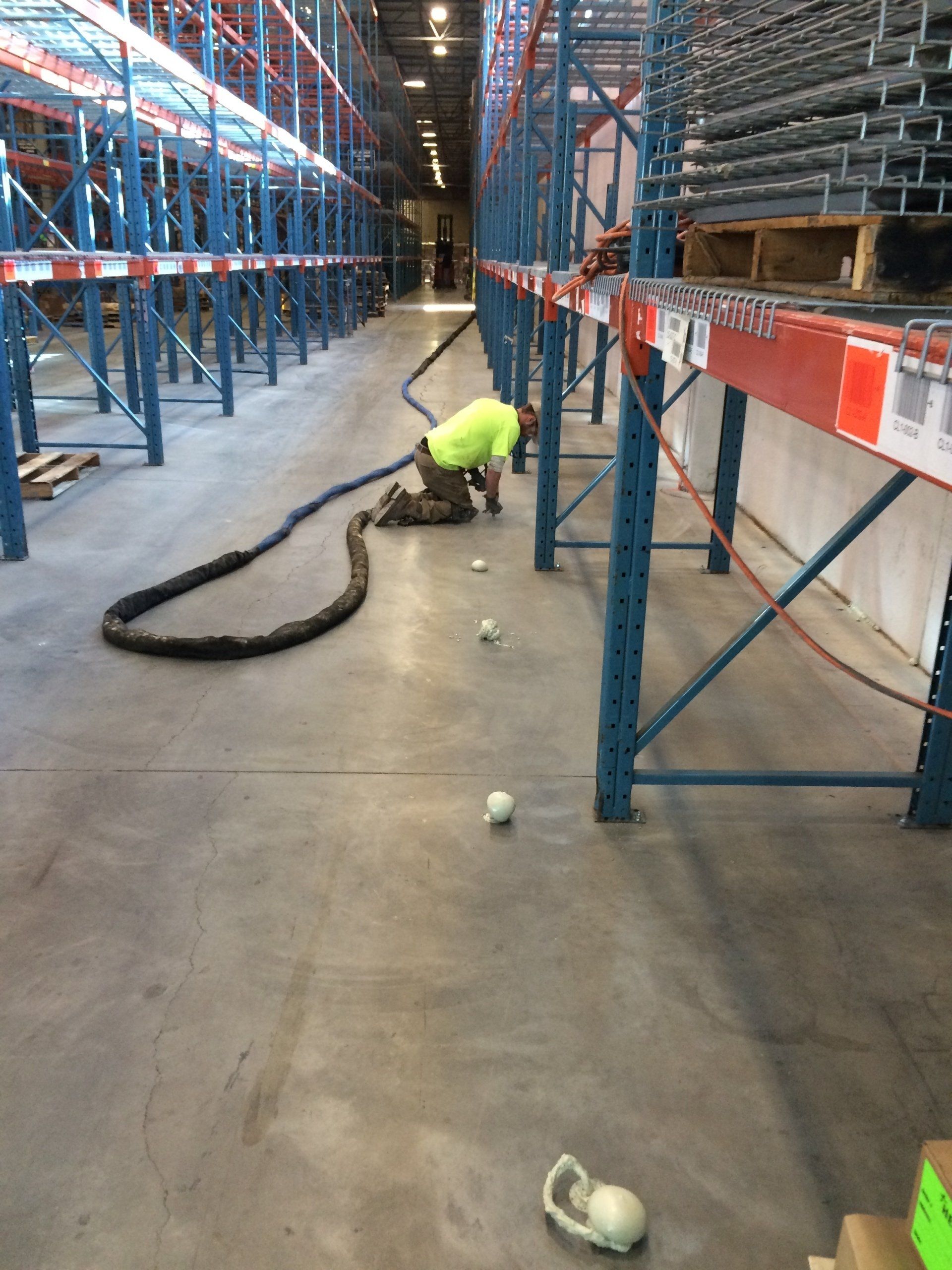 Industrial Floor Slab Leveling