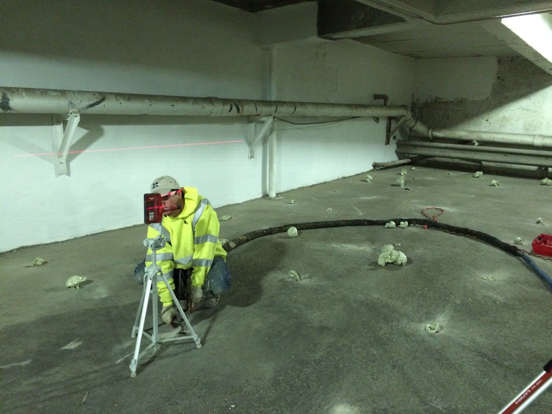 Industrial Floor Slab Leveling