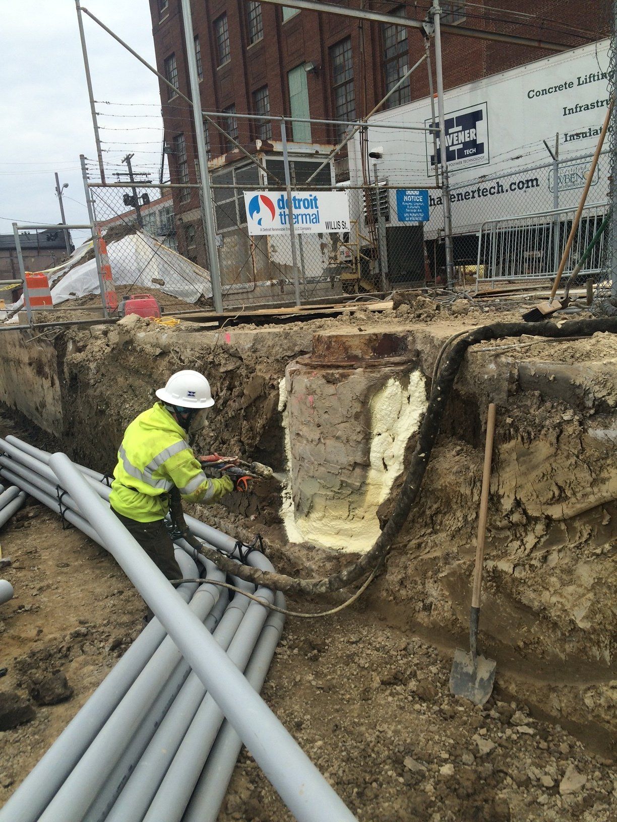 Infrastructure Repair Spray Foam