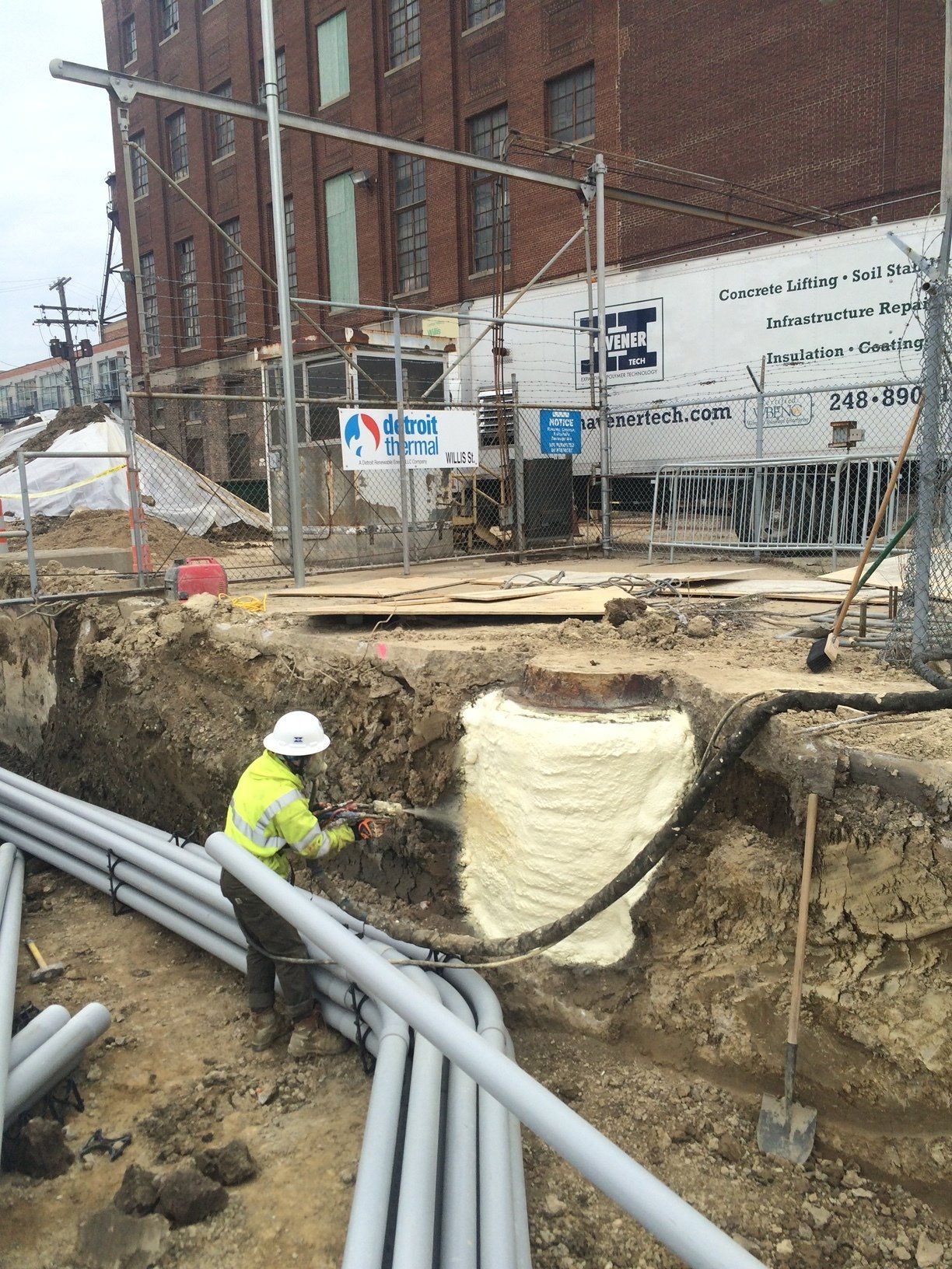 Infrastructure Repair Spray Foam