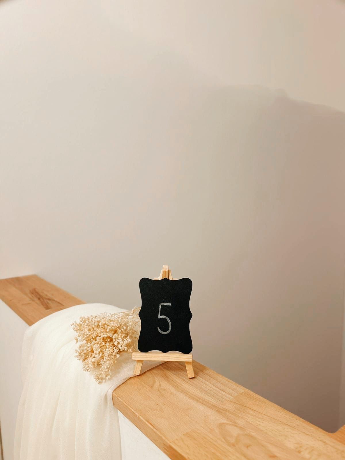 Tischnummer Staffelei