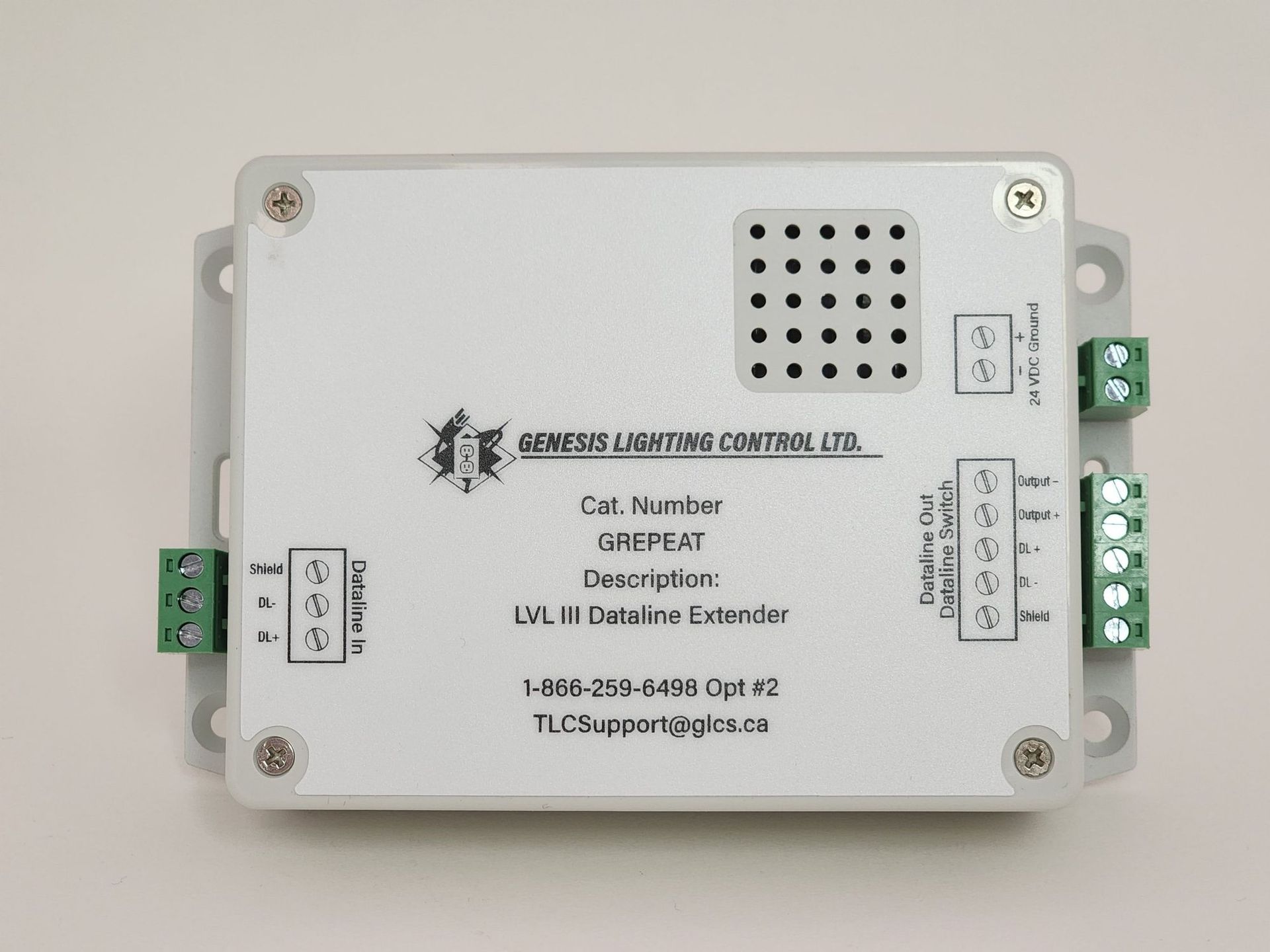 The back of a device that says address lighting central ltd