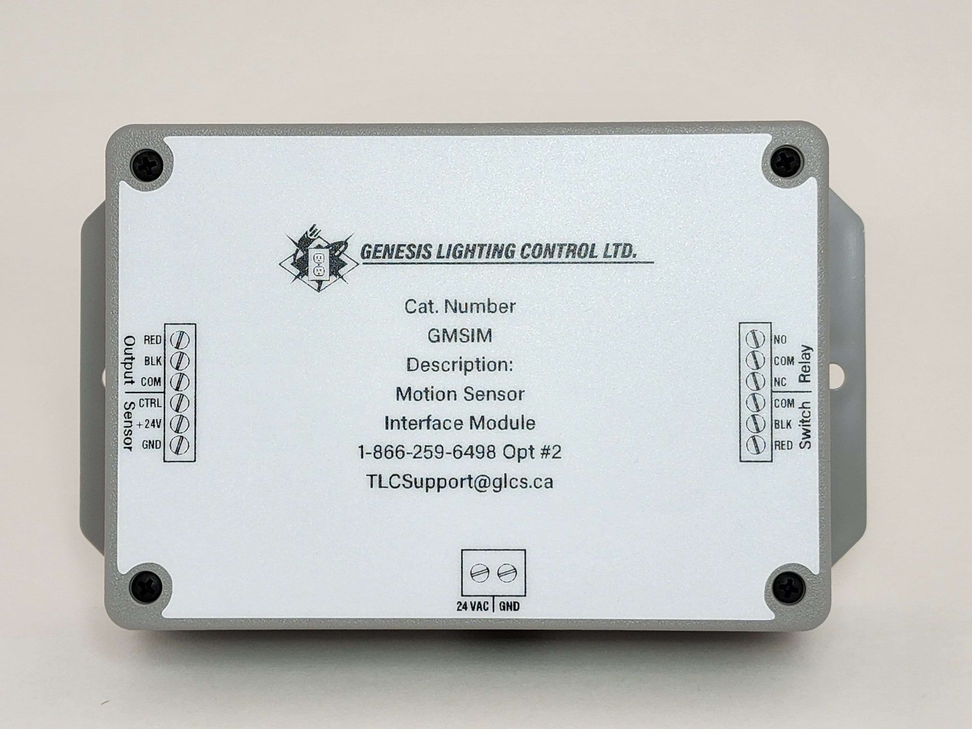 Motion sensor interface module