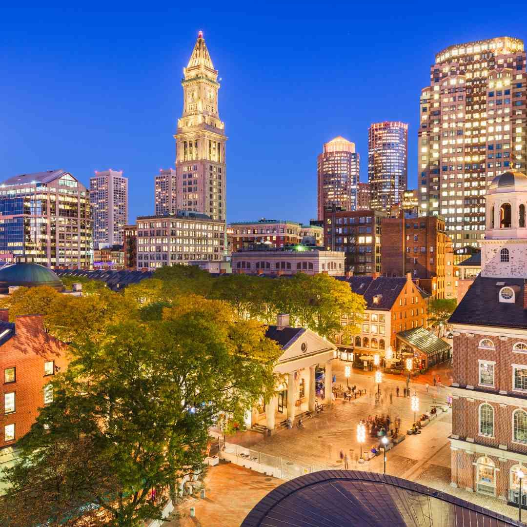 Faneuil Hall & Quincy Market in Boston