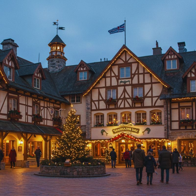 Bavarian Inn, Frankenmuth. Christmas Time