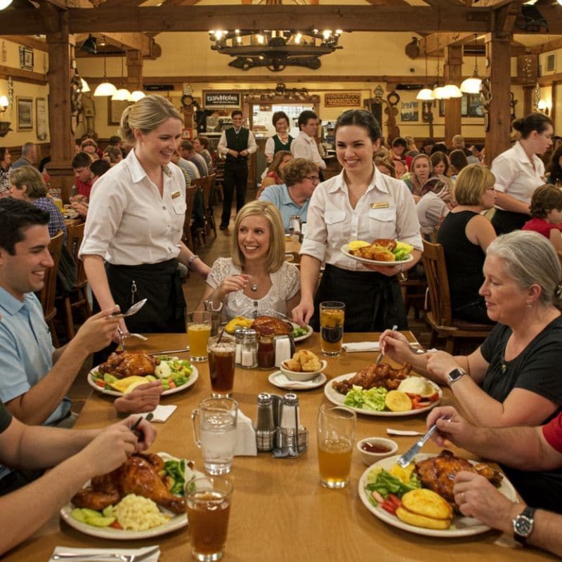 Frankenmuth’s world-famous chicken dinner