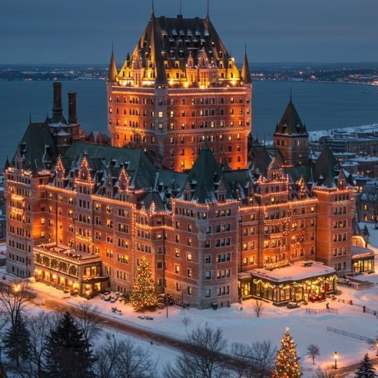 Hotel Frontenac, Quebec City, Christmas