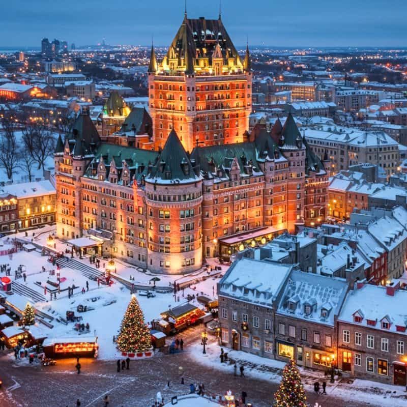 Hotel Frontenac, Quebec City, Christmas