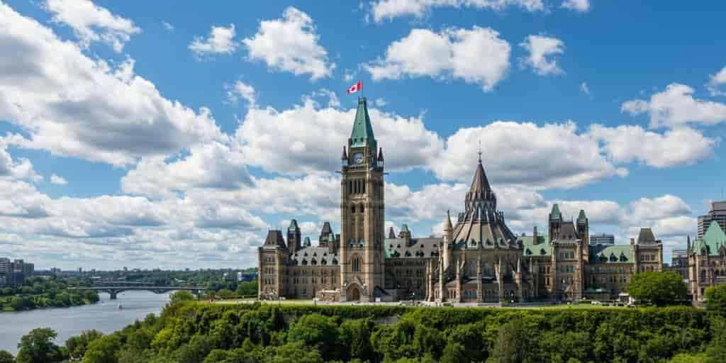 Parliament Hill in Ottawa-part of CosmoVista Tours’ 4-day Montreal, Quebec City & Ottawa bus tour