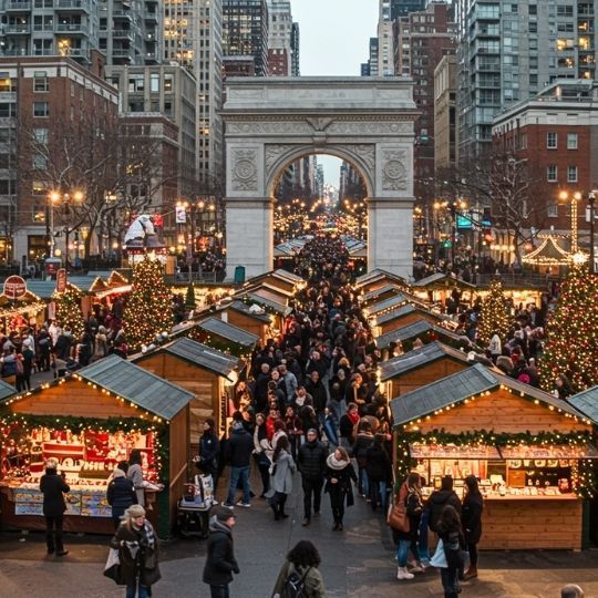 The Union Square Christmas Market, NYC