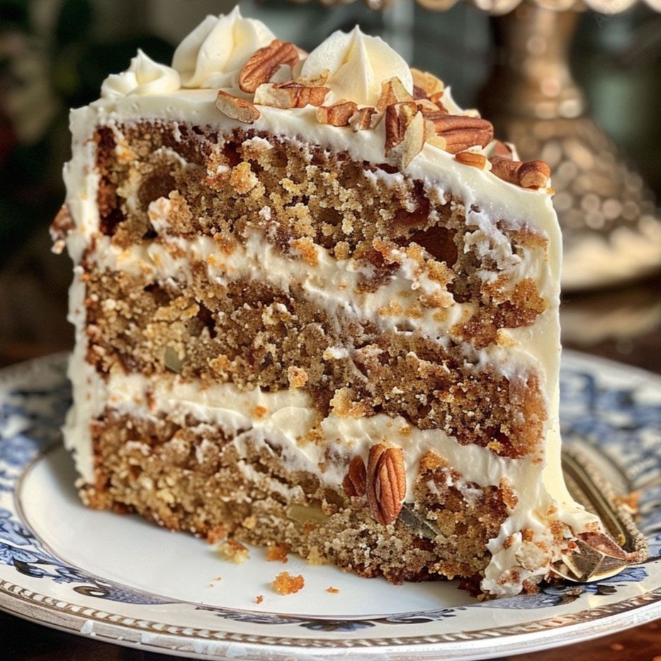 Carrot Cake enveloped in cream cheese frosting