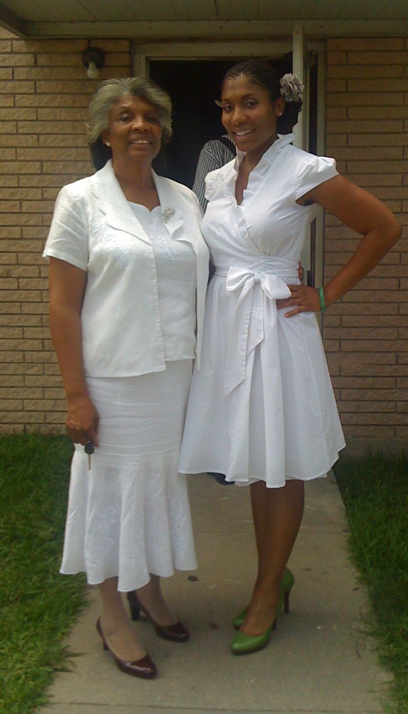 Me and my mother, the woman who taught me how to bake.