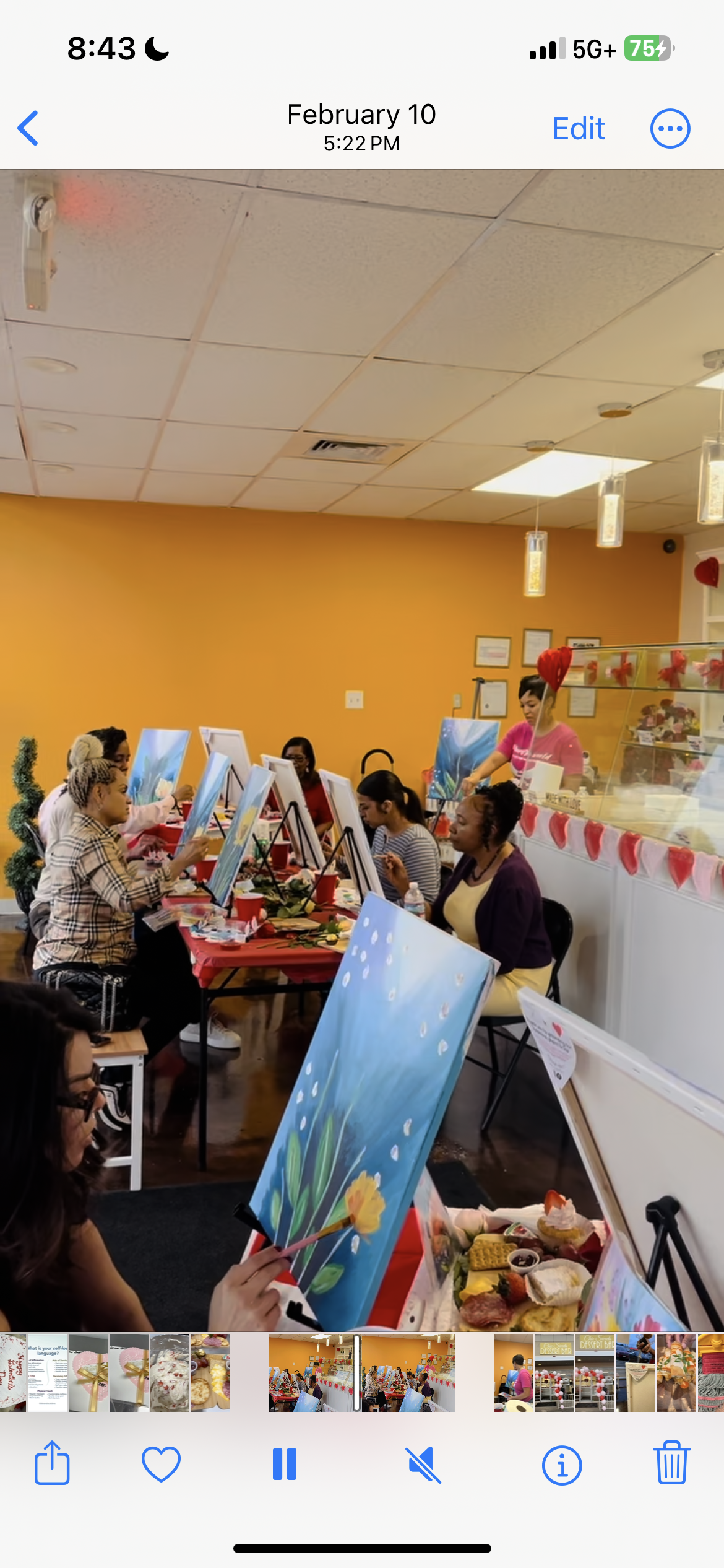 Valentine's Painting Class