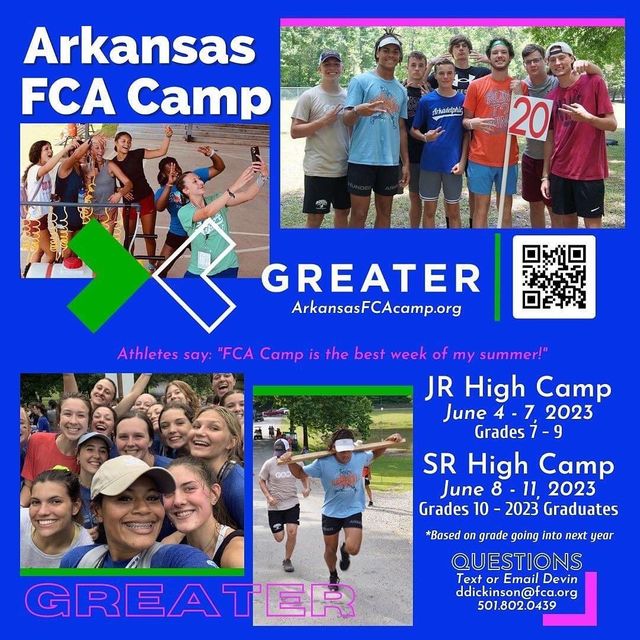Arkansas FCA Camp in Lonsdale, Arkansas