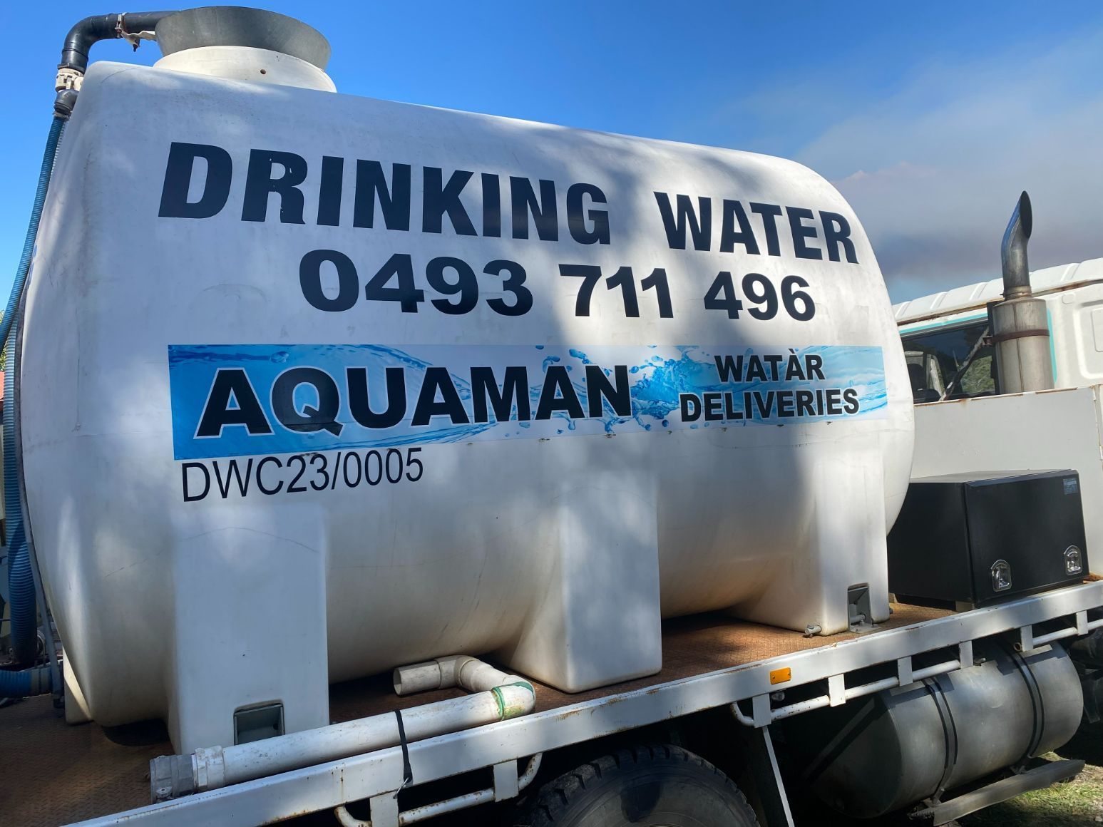 Aquaman Watàr Deliveries Water Cartage Tank — Aquaman Watàr Deliveries In Bald Knob, QLD