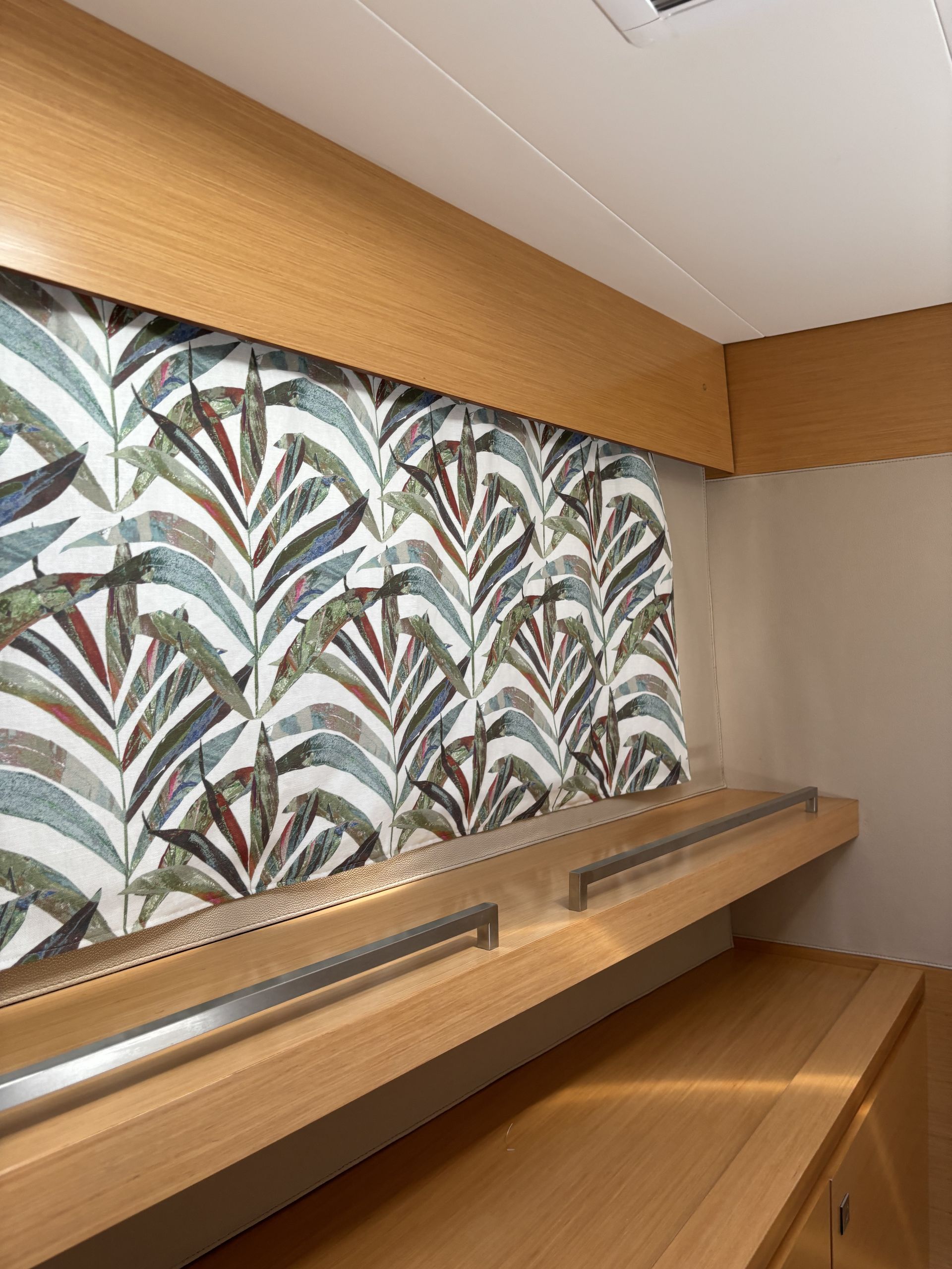 Patterned Covering Over Window — Artizen Curtains in Coolum, QLD