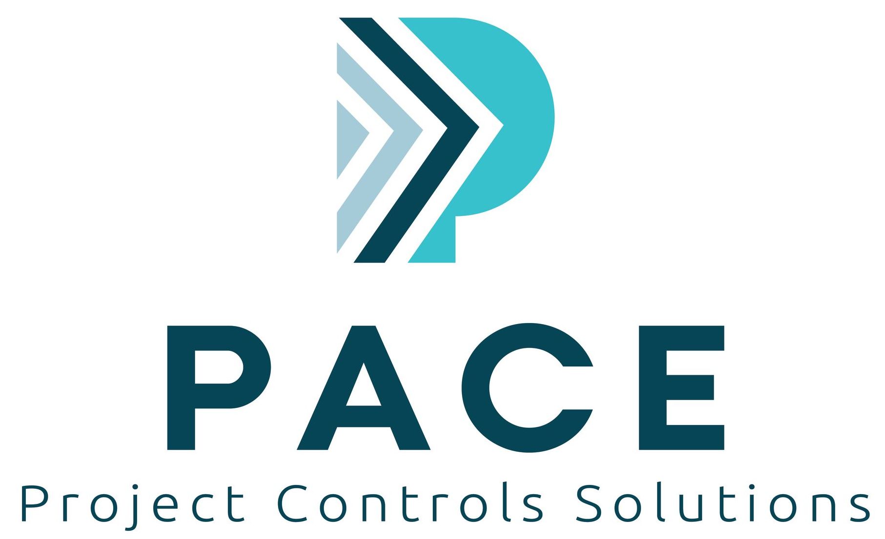 It is a logo for a company called pace project controls solutions.