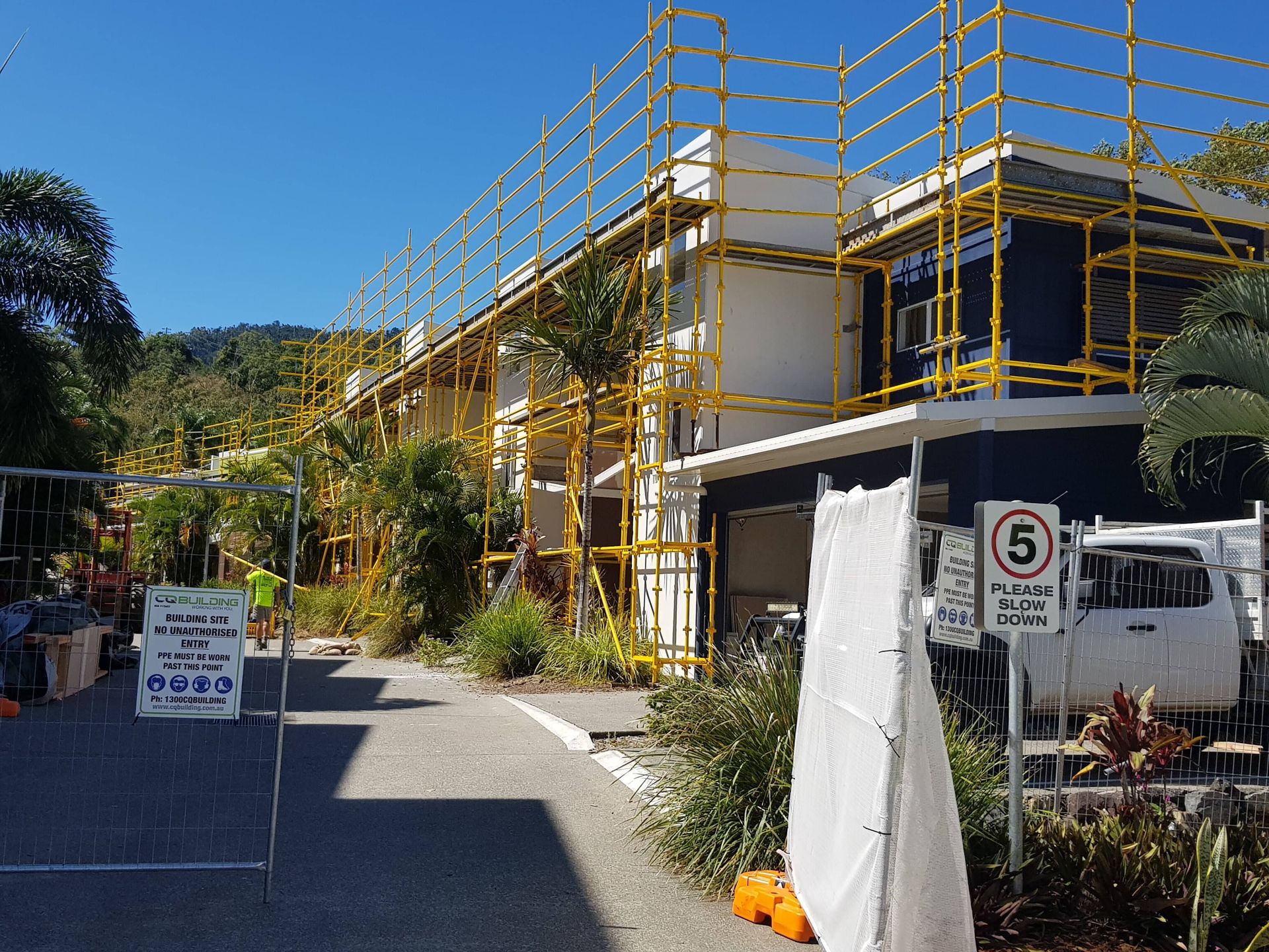 Commercial Scaffolding Project — Airlie Action Scaffolding gallery in Arlie Beach, QLD