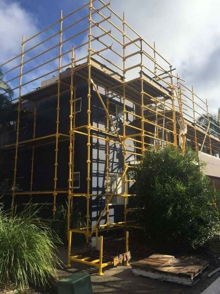 Scaffolding Project On House — Airlie Action Scaffolding gallery in Arlie Beach, QLD
