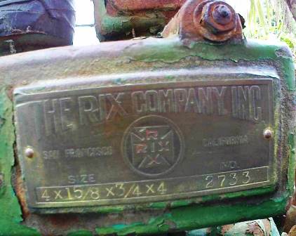 A close up of a plaque that says the prix company inc