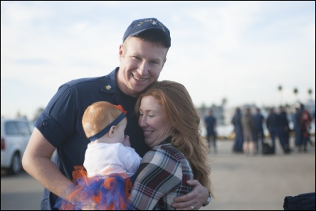 RIX Employee Welcomes Home Coast Guard Husband for the Holidays